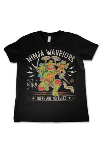 Ninja Warriors - No Rules Kids T-Shirt (10Years-L, Black)