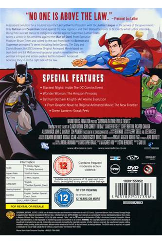 DC Universe Movie - Superman / Batman - Public Enemies DVD