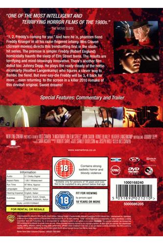 A Nightmare On Elm Street (1984) DVD