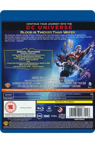 DC Universe Movie - Justice League - Throne Of Atlantis Blu-Ray