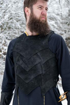 Shadow torso armor, suede - Sort