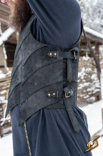 Shadow torso armor, suede - Sort