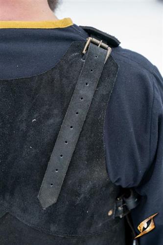 Shadow torso armor, suede - Sort