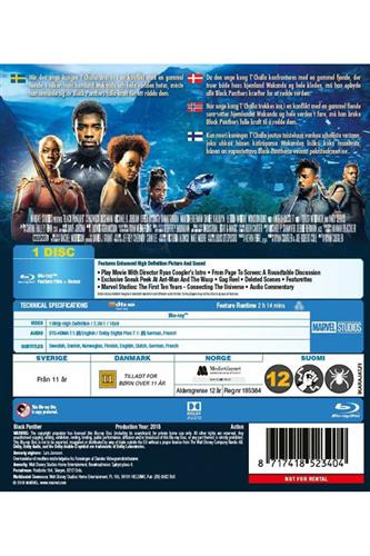 Black Panther (Blu-Ray) (DK Version) Black Panther (Blu-Ray) (DK Version)