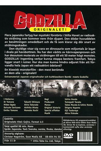 Godzilla -1954 - DVD