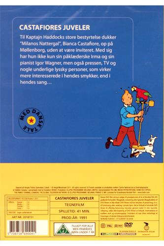 Tintin - Castafiores juveler DVD