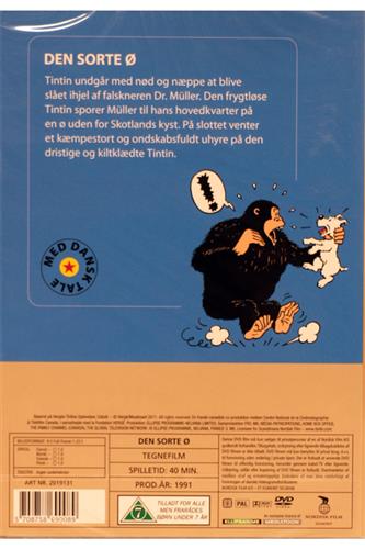 Tintin - Den sorte Ø DVD