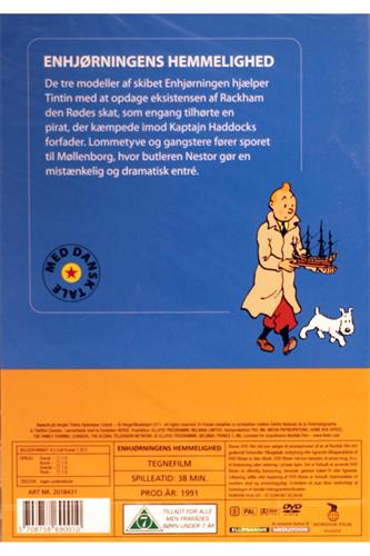Tintin - Enhjørningens hemmelighed DVD