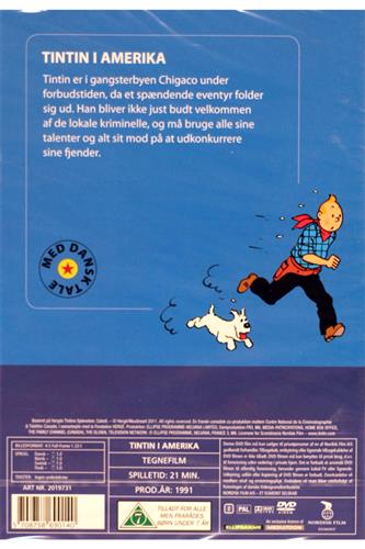 Tintin - Tintin i Amerika DVD