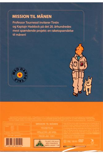 Tintin - Mission til månen DVD