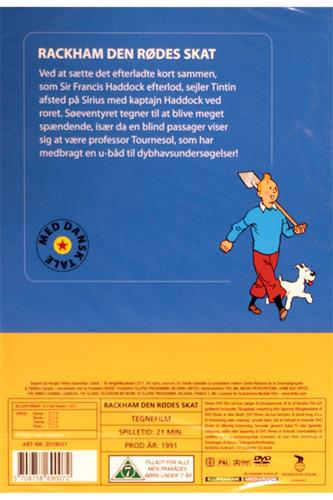 Tintin - Rackham den rødes skat DVD | Faraos Webshop