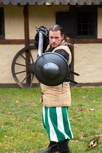 Fencing buckler - 35 cm dia.