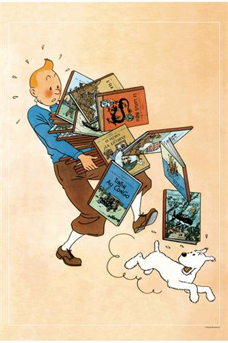 Tintin Bærer Albummene