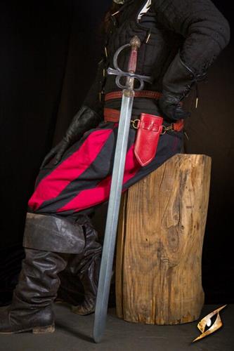 Rillet Rapier - Rød