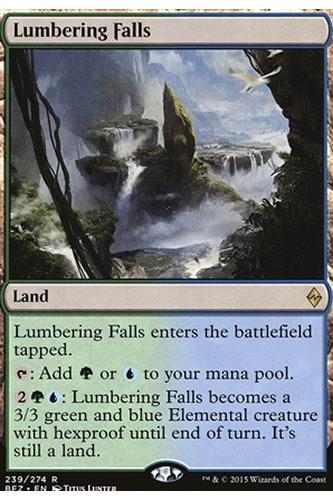 Lumbering Falls
