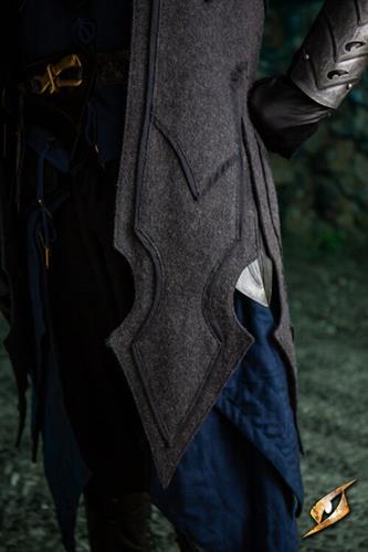 Eventide Overcoat, Charcoal grey