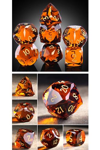 Glasterninger - Facet: Citrin