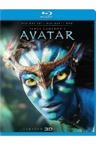 Avatar 3D+2D Blu-Ray + DVD
