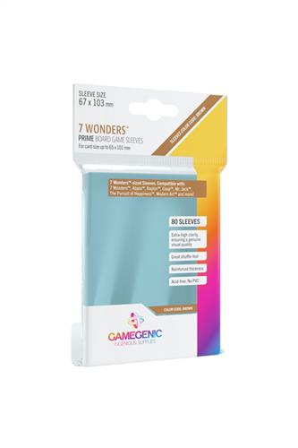 PRIME 7 Wonders Sleeves (67x103mm)