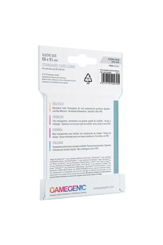 PRIME Standard Card Came Sleeves (66x91mm)