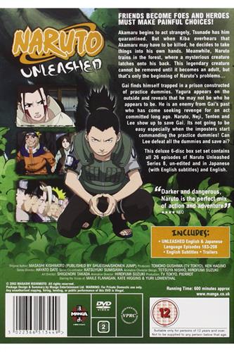 Naruto Unleashed - Complete Series 8 (Ep. 183-208) DVD