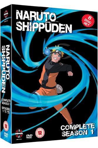 DVDs Naruto Shippuuden Box 1 - Episódios 1 ao 52 Dublados