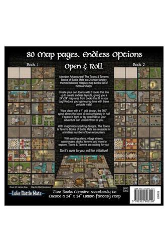 Books of Battle Mats - Towns & Taverns