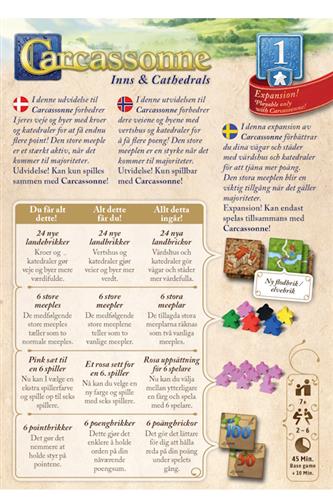 Carcassonne: Inns & Cathedrals