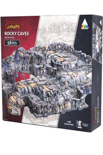 Dungeons & Lasers: Rocky Caves - Pre-Painted
