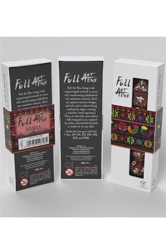 Full Art Dice Set: Krajka