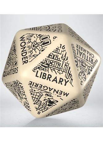 Dungeon Generator Die: Beige & Black
