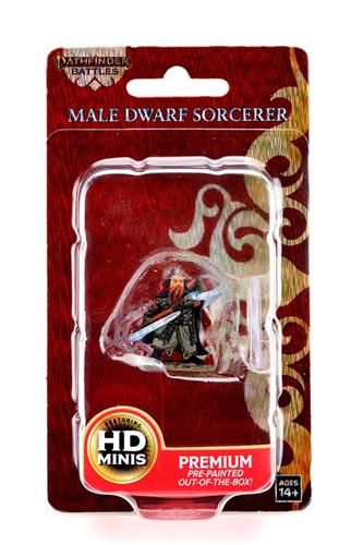 Pathfinder Premium Figure Set 3: Dwarf Male Sorcerer