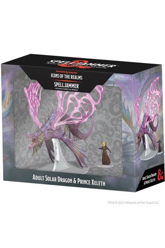 Spelljammer Adventures in Space - Adult Solar Dragon & Prince Xeleth