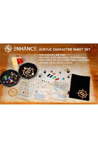 ENHANCE: Acrylic Character Sheet Set