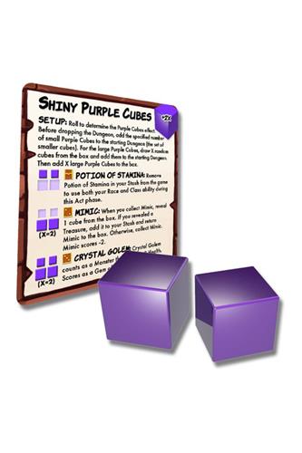 Dungeon Drop - Shiny Purple Cubes