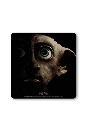 Harry Potter Dobby Coaster Lamineret m. korkbund 10x10 cm