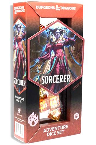 D&D Adventure Dice Sorcerer - orange
