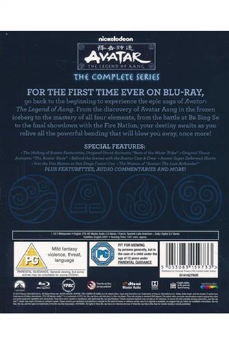 Avatar - The Last Airbender - The Complete 3 Book Collection Blu-Ray