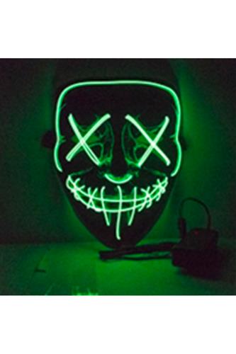 LED Horror Maske, Grøn