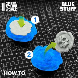 Blue Stuff Mold 4 Bars Blue Stuff Mold 4 Bars