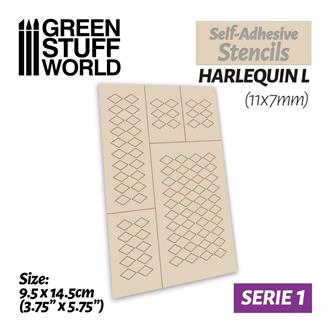 Self-adhesive stencils - Harlequin L