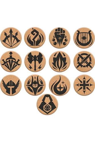 D&D Class Coasters
