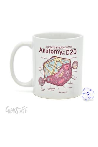 Anatomy of the D20 - Gift Mug