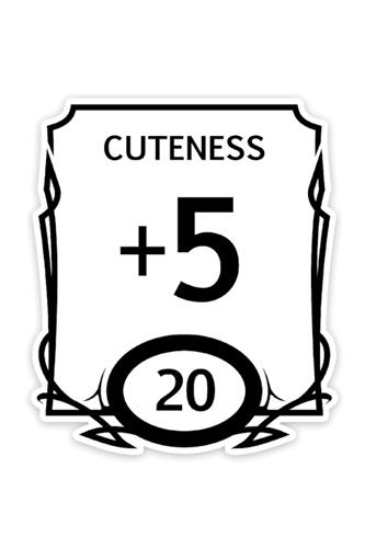 Stat Block Cute Sticker