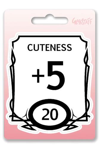 Stat Block Cute Sticker