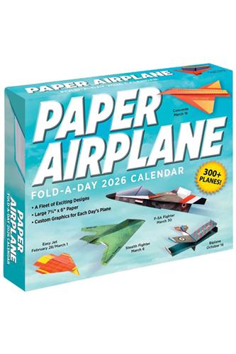 Paper Airplane - 2026 Fold-hver-Dag Kalender