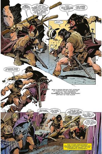 Conan the Barbarian vol. 1: Bound In Black Stone Dlx Ed HC
