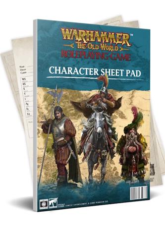 The Old World RPG: Character Sheet Pad