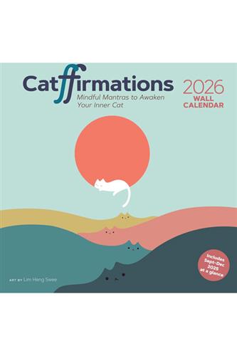 Catffirmations 2026 Wall Calendar