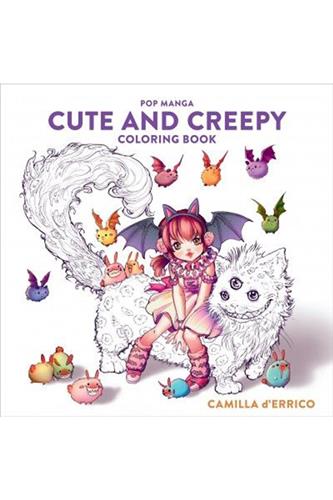 Pop Manga Cute & Creepy Coloring Book HC